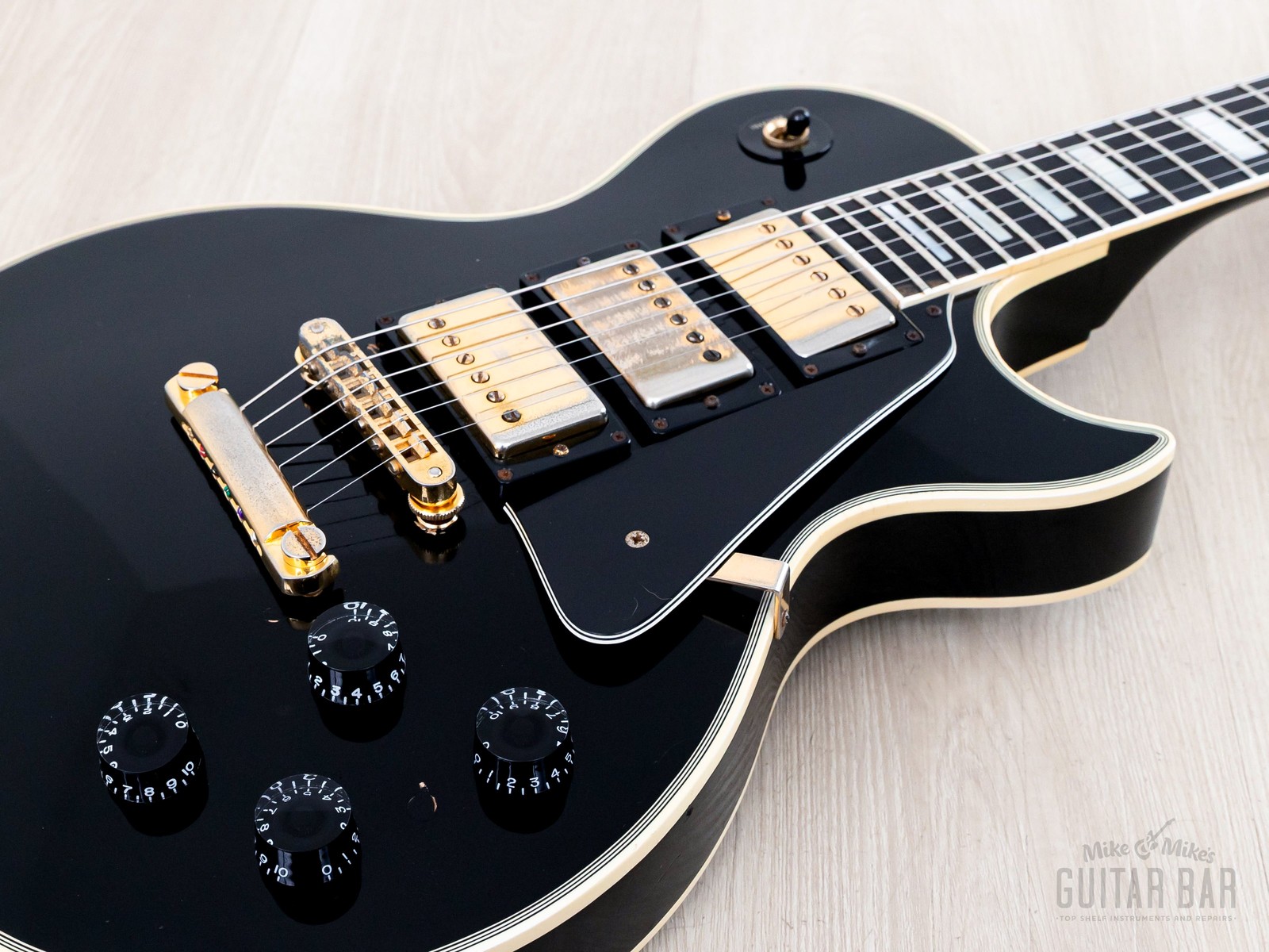 1981 Gibson Les Paul Custom Black Beauty 3 Pickup w/ Tim Shaw & T Tops, Case