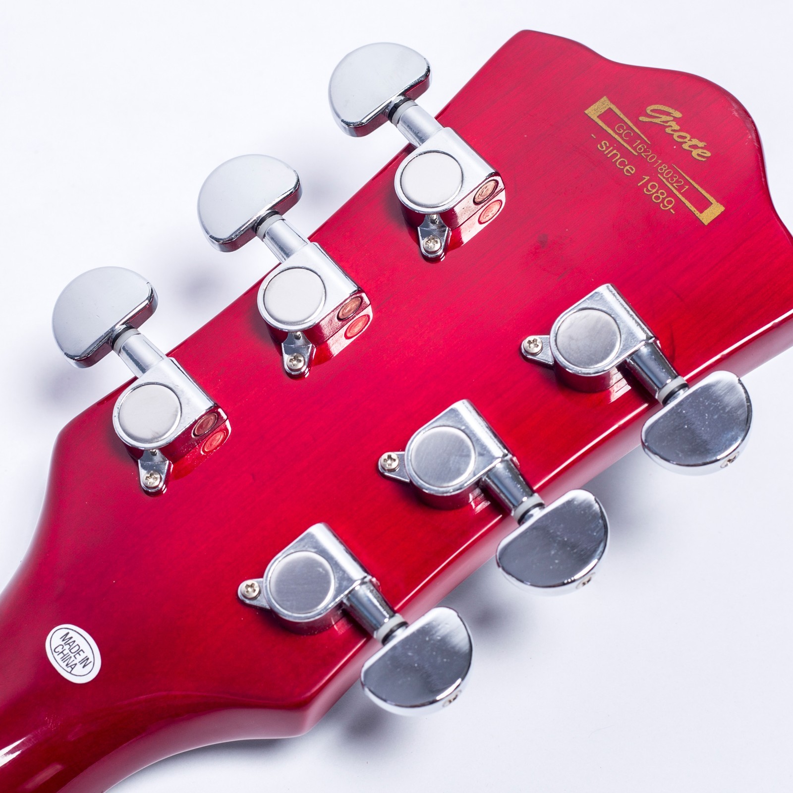 RED Jazz Electric Guitar Hollow Body Chrome Hardware P90 pickup （GROTE ）