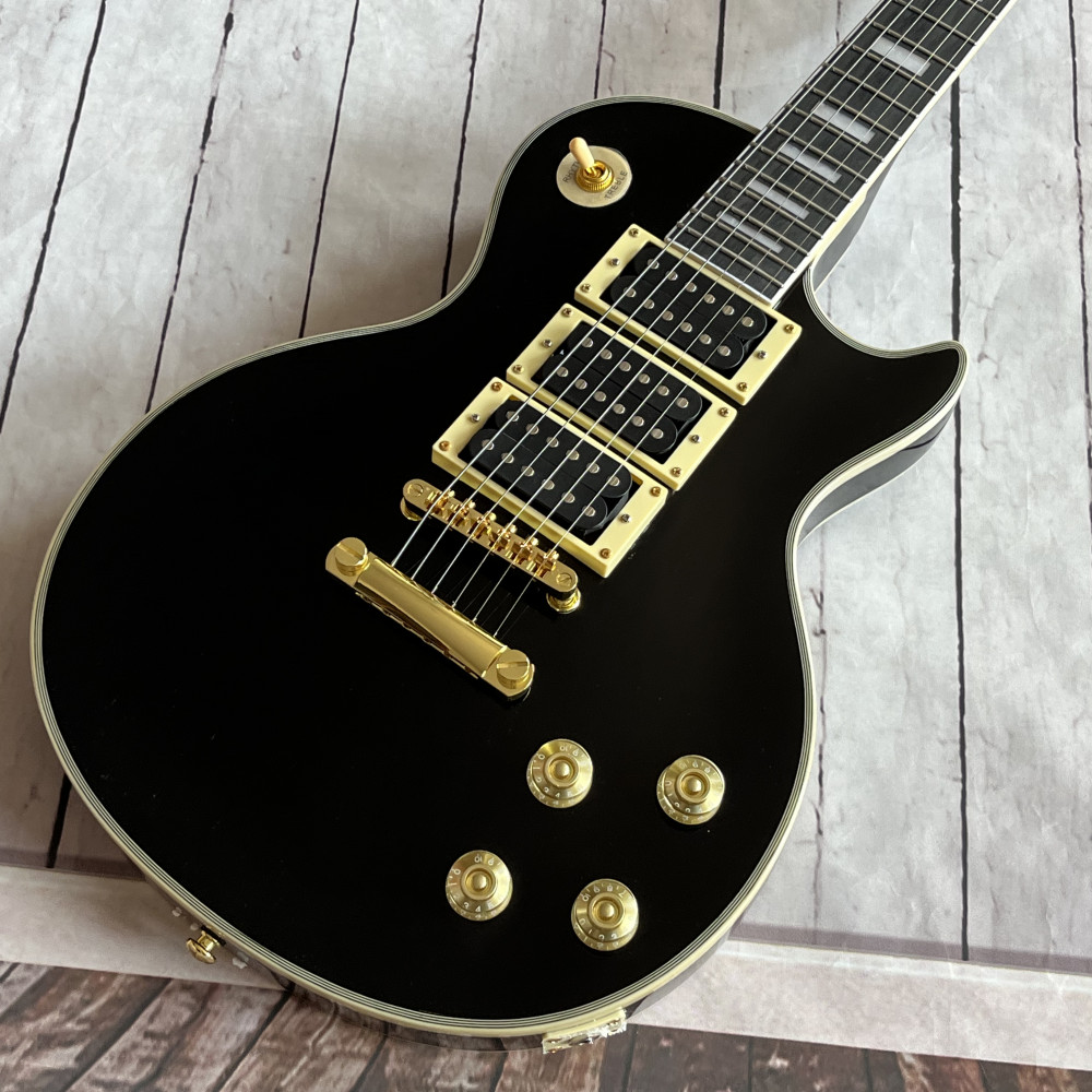 6 strings Black Beauty electric guitar gold hardware 3 pickups free shipping