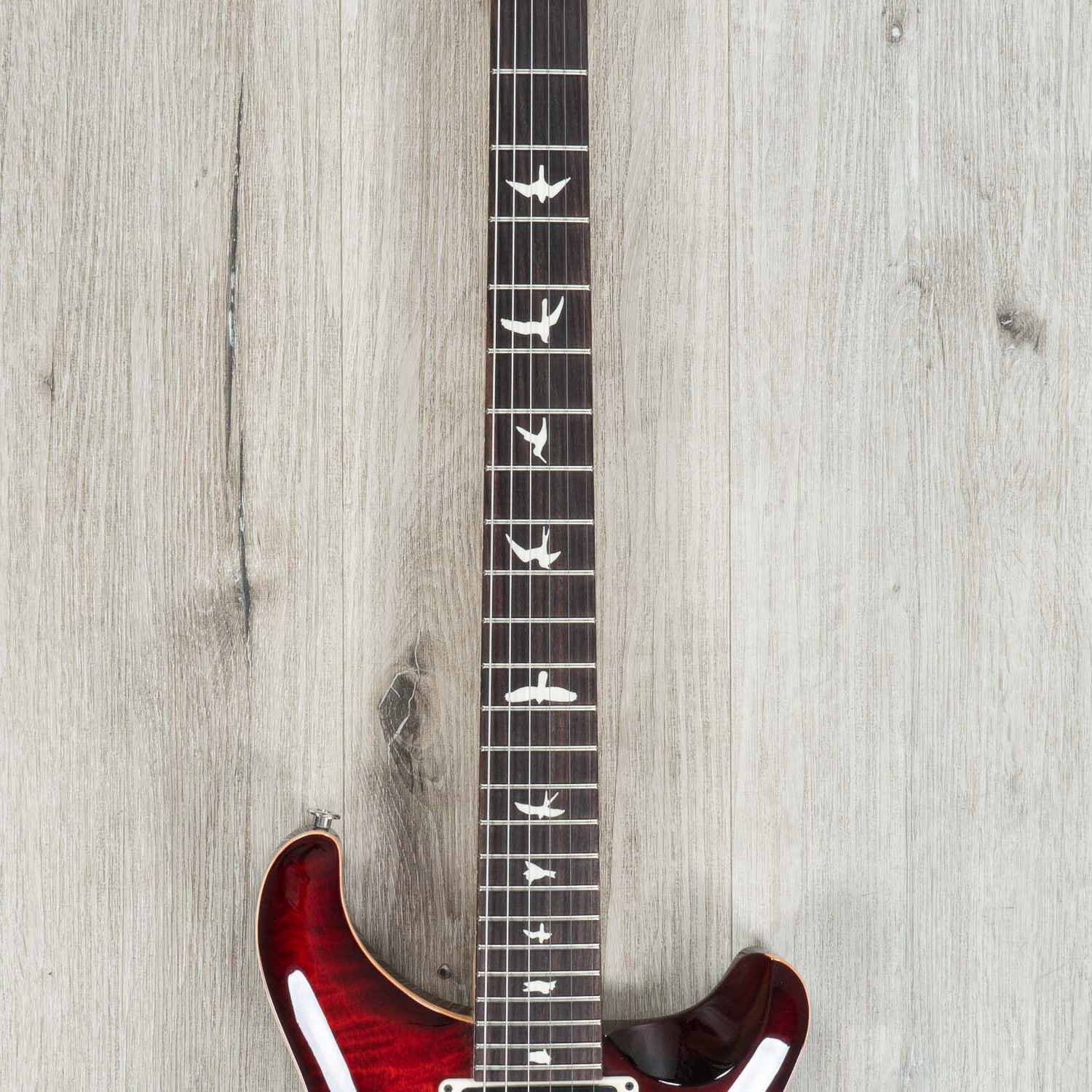 PRS Paul Reed Smith CE 24 Semi-Hollow Guitar, USA 85/15 Pickups, Fire Red Burst