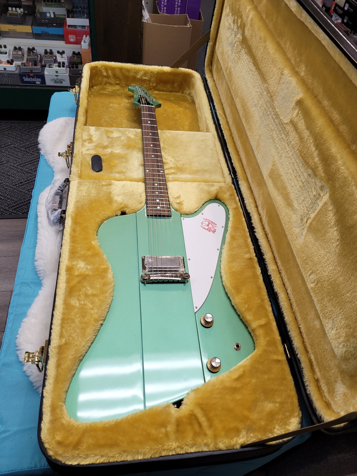 Epiphone 1963 Firebird I Inverness Green Electric Guitar w/ Hard Case