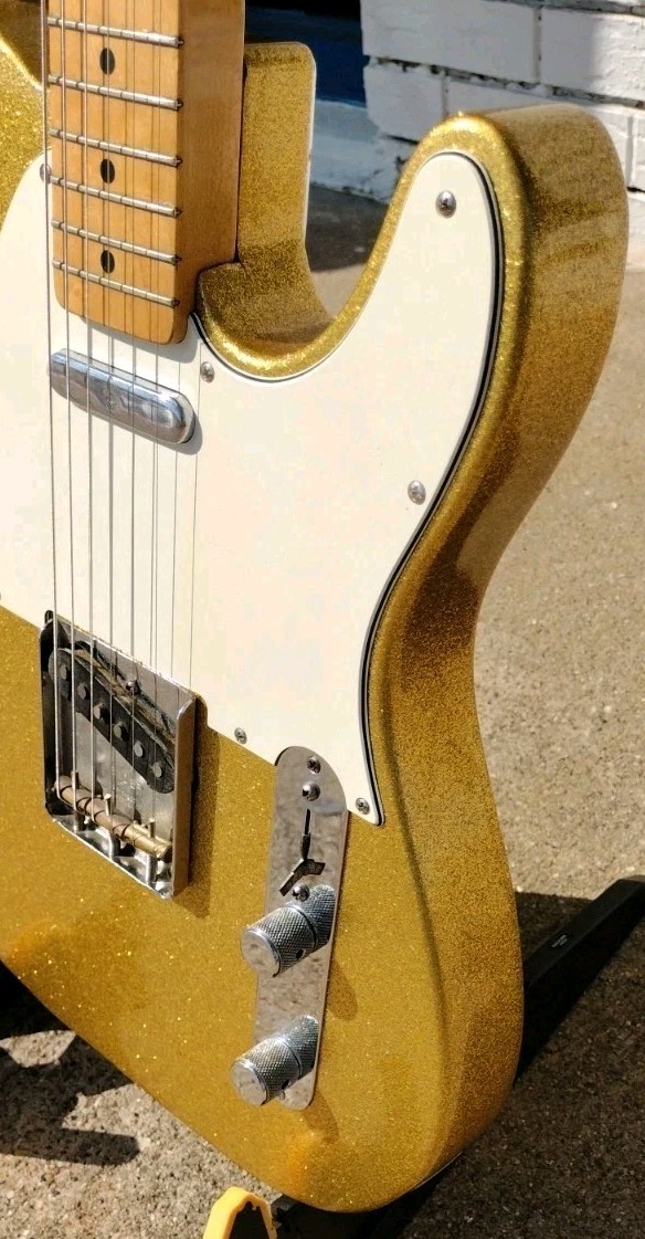 1993 Fender Custom Shop Gold Sparkle Telecaster w/HSC! -LL