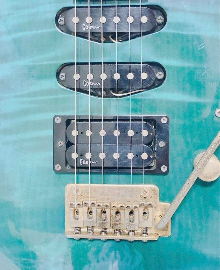 COBRAN Electric Guitar F-A1 1990’s　Serial numbered, rare item　good condition　02Y
