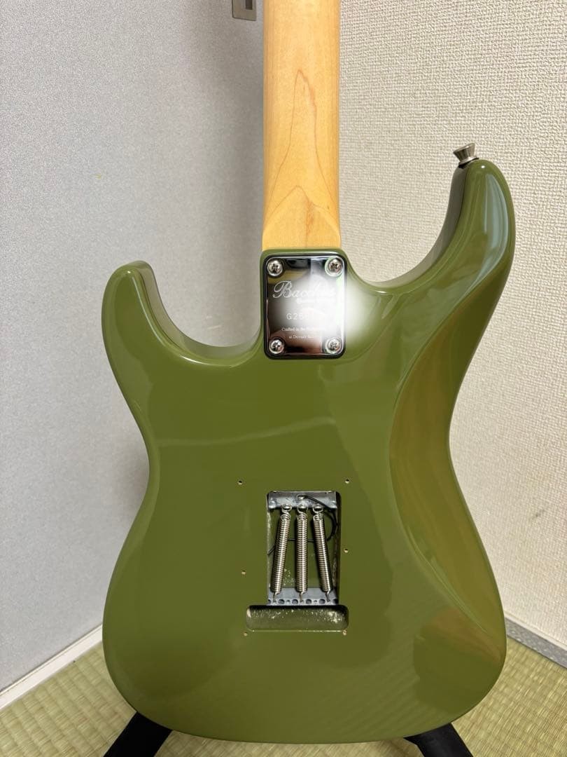 Bacchus G-STUDIO PLD Stratocaster Type Olive Green SSH Electric Guitar