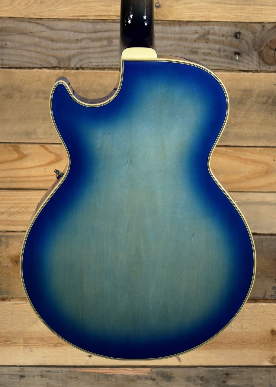 Ibanez George Benson GB10EM Hollow Body Electric Guitar Jet Blue Burst