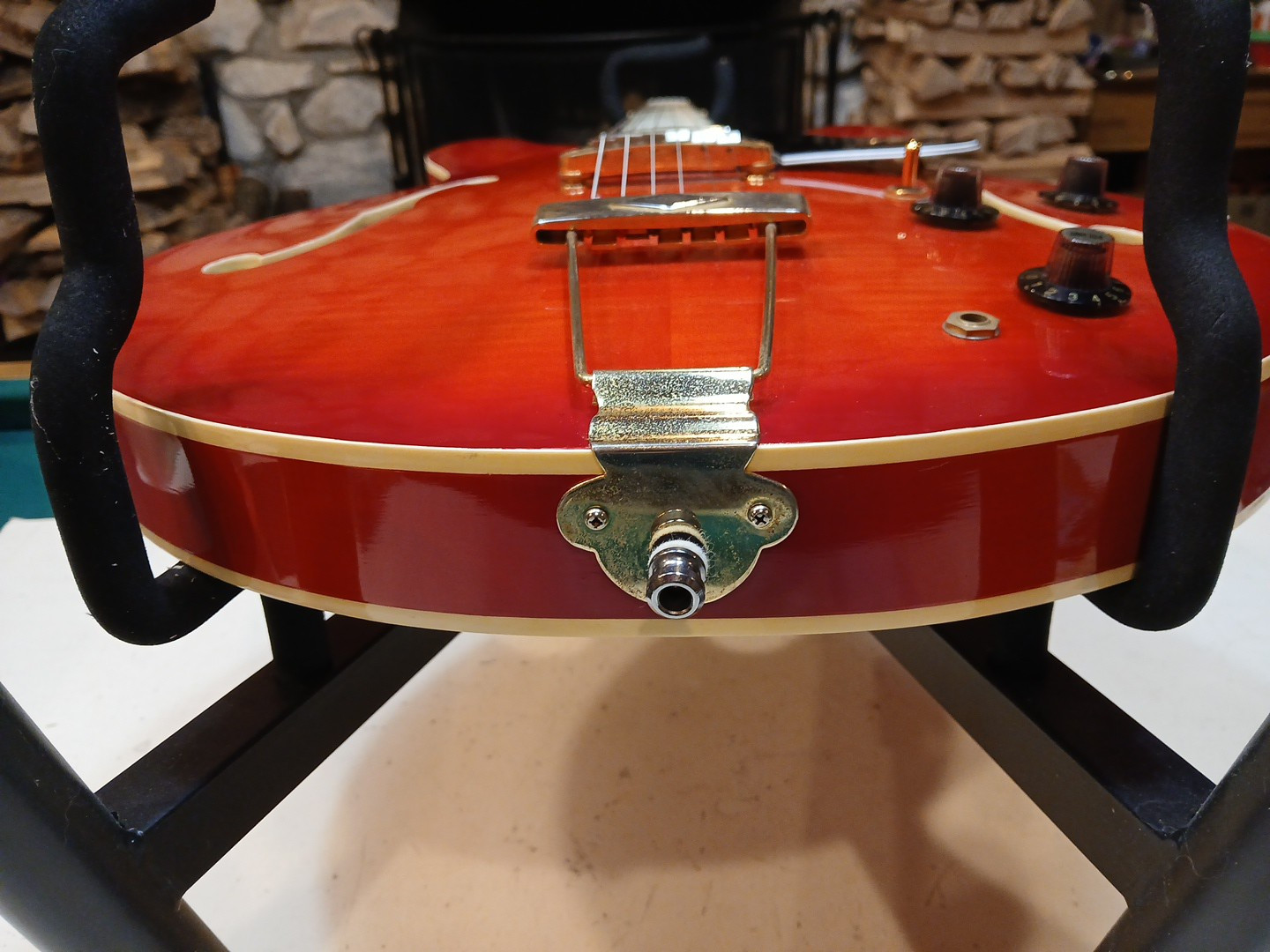 1970s Aria A 5502 hollow Body Electric Guitar