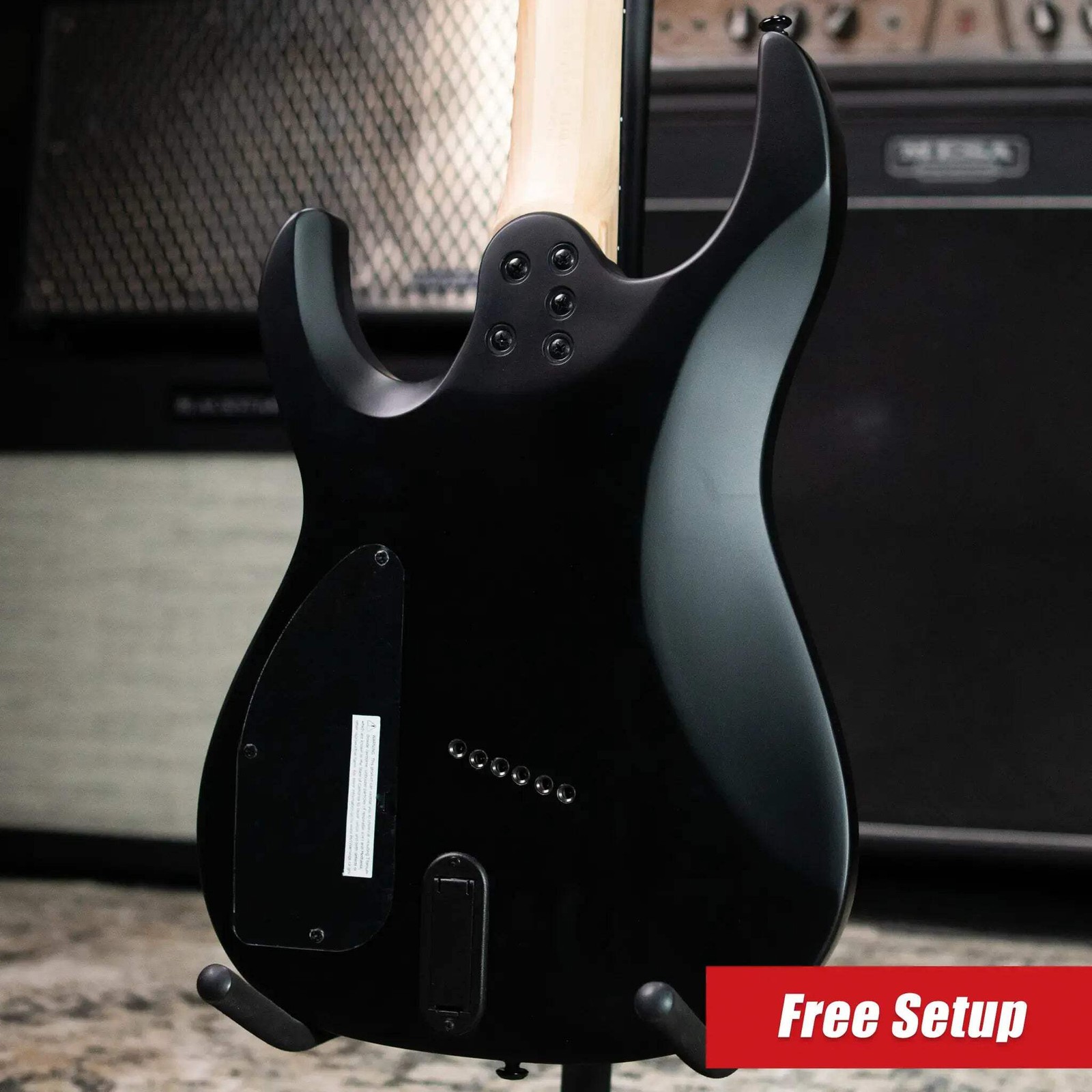 Legator N6FSS-DV Multi-Scale Electric Guitar – Death Valley with Gig Bag