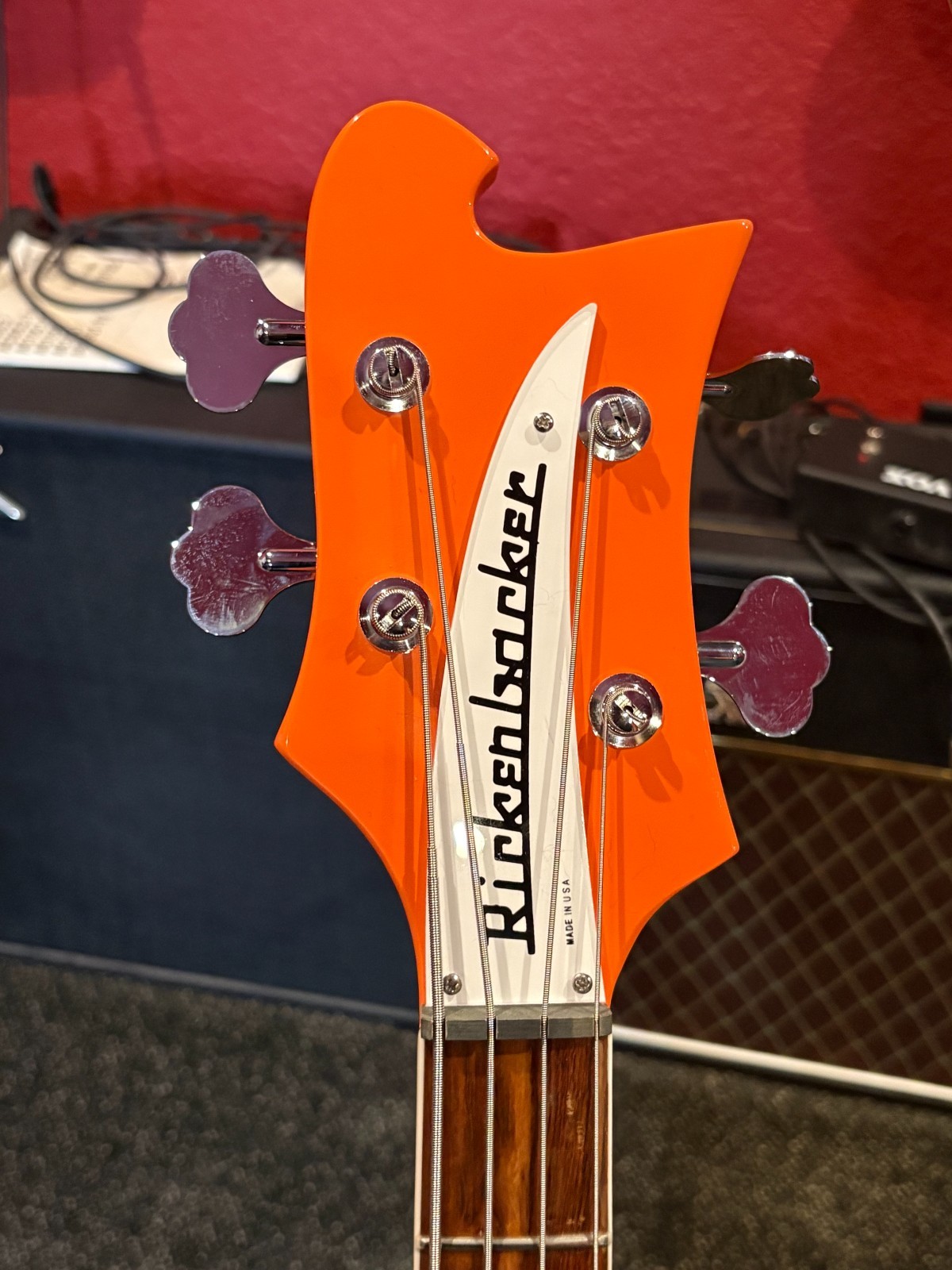 Rickenbacker 4003 OrangeGlo Custom Shop ANDY BABIUK’S FAB GEAR #7 of 30 MINT
