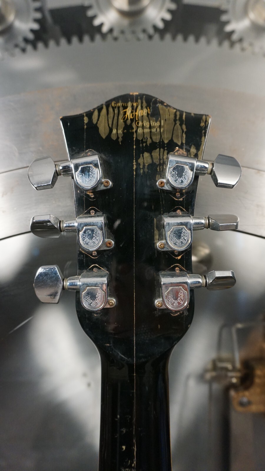 Hofner Red Rose Semi-Hollow Electric – Black Germany