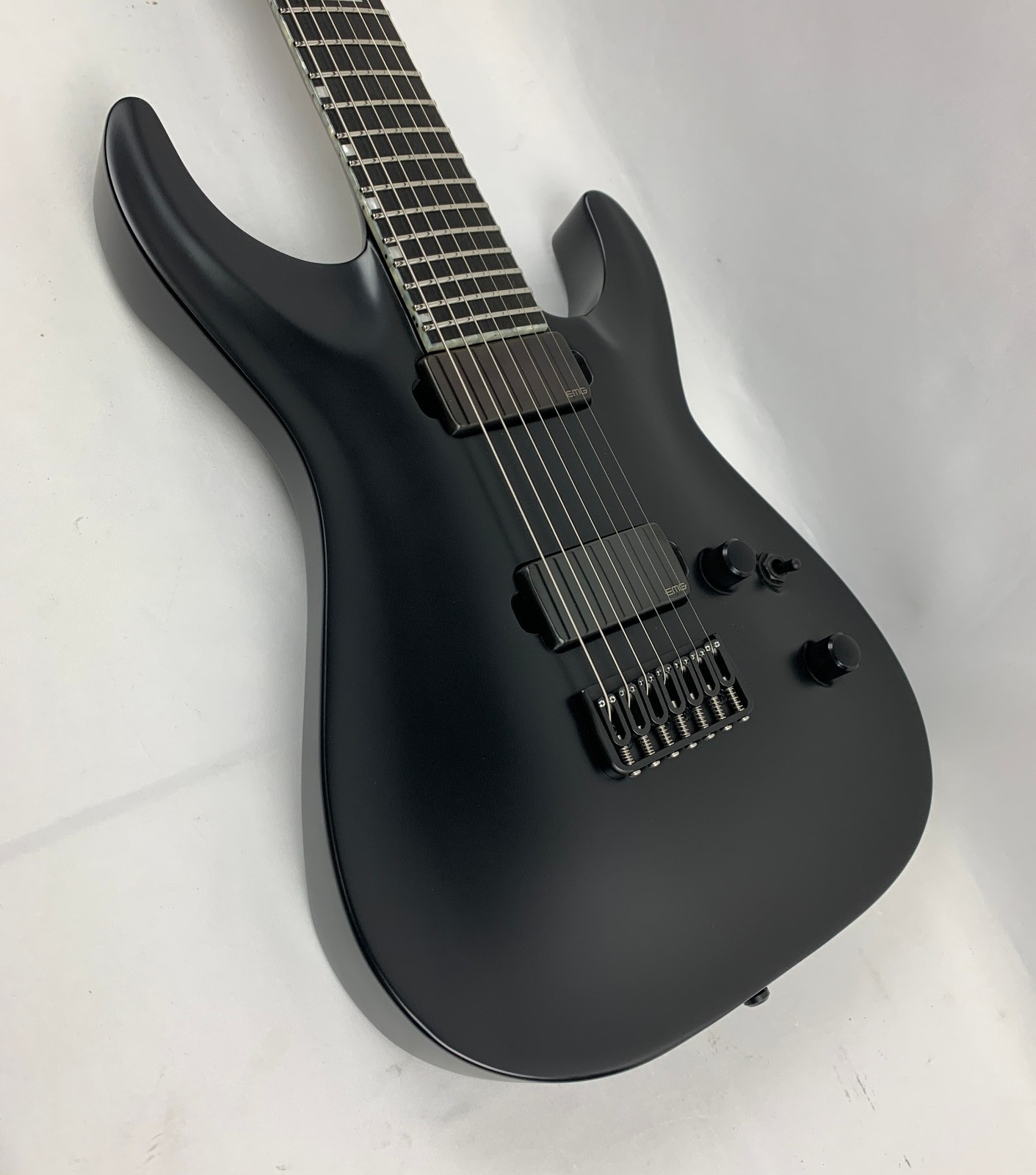 ESP E-II Horizon NT-7B Hipshot Black Satin HS BLKS Electric B-Stock + Case NT7B