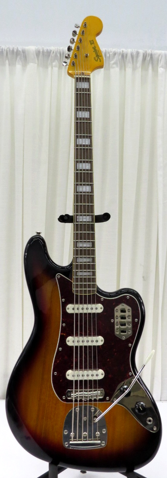 2025 Fender Squier Classic Vibe Bass VI 3-Color Sunburst W/Tremolo Bar