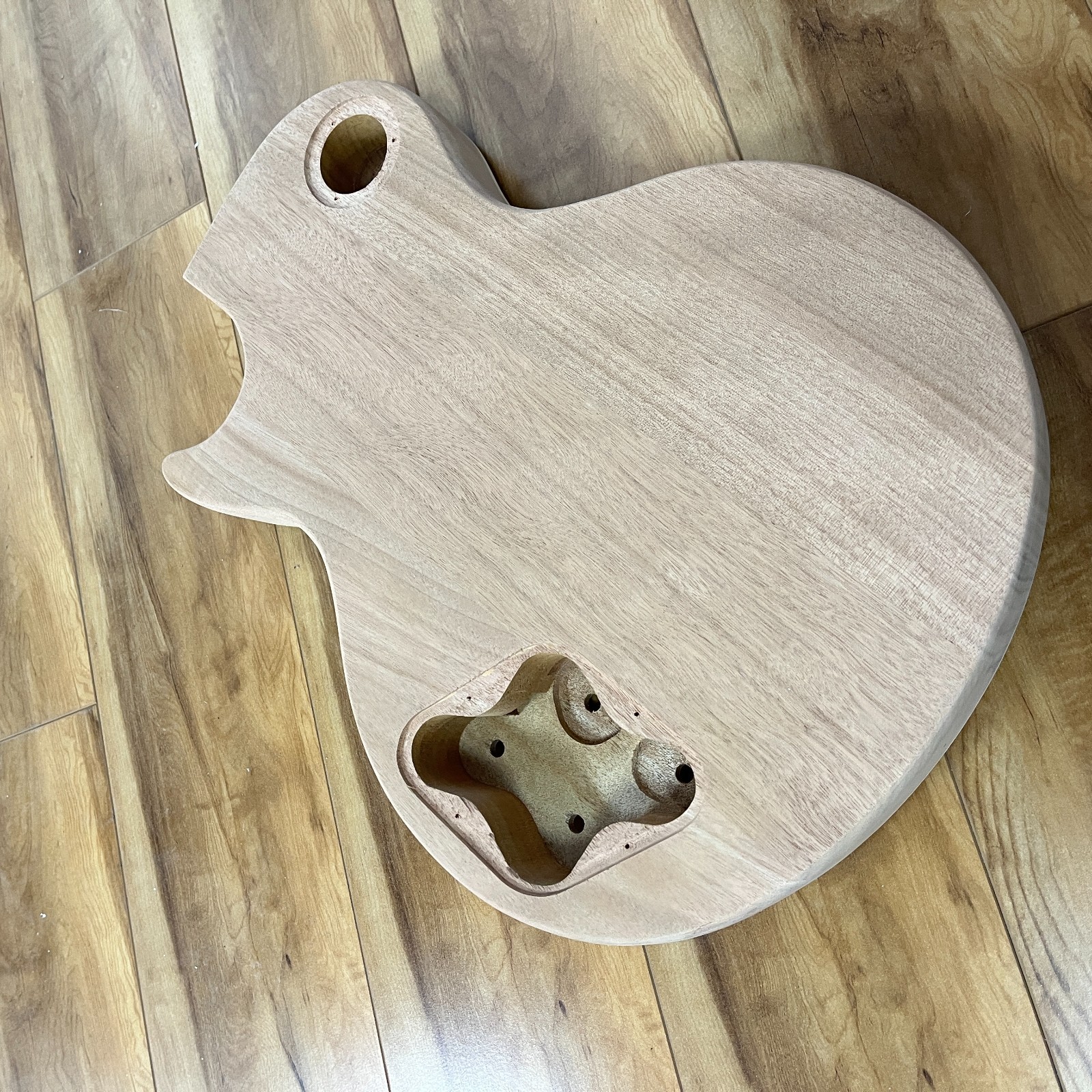 US Ship LP DIYElectric Guitar Kit – Unfinished Mahogany Body Rosewood Fretboard