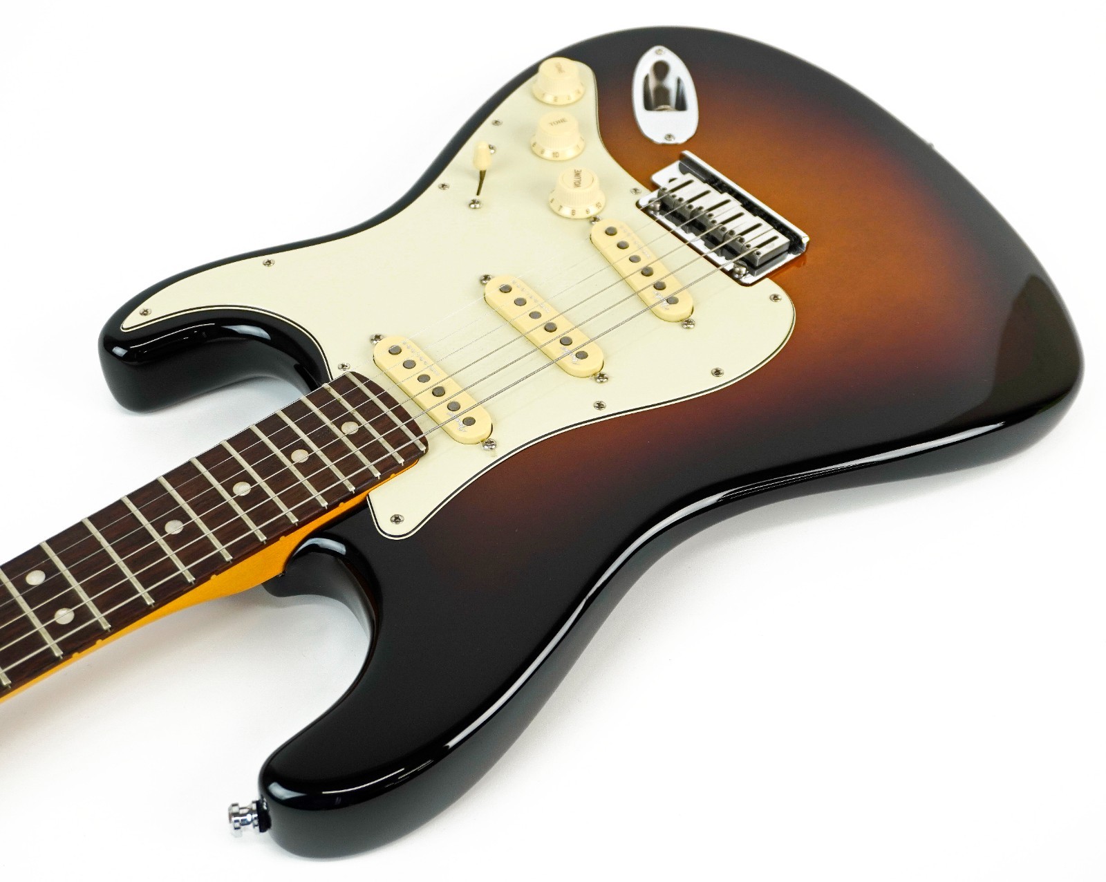 2022 Fender American Ultra Stratocaster Ultraburst Guitar w/ Elite Case -A