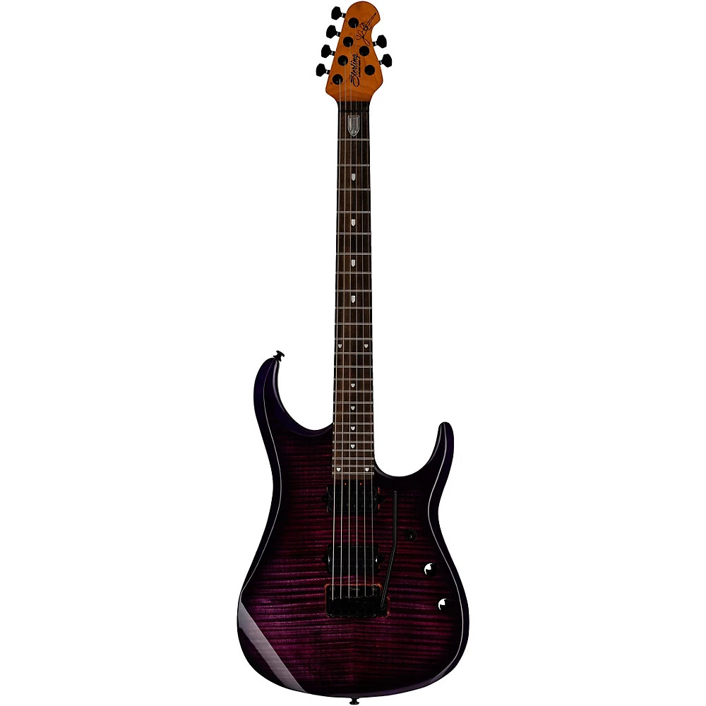 Sterling by Music Man JP150 with DiMarzio Pickups Electric Guitar Purple Nebula