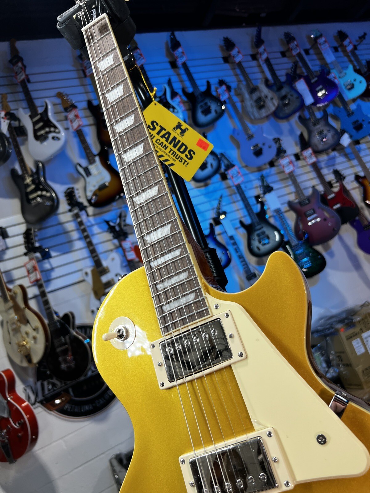 Epiphone Les Paul Standard ’50s Electric Guitar – Metallic Gold Auth Deal! 369