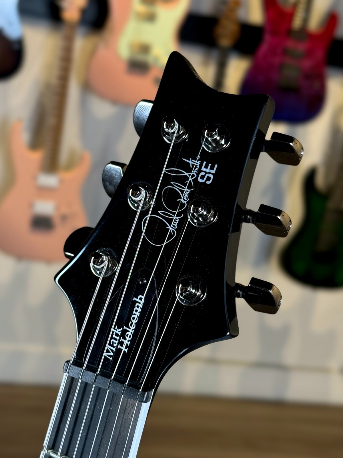 PRS SE Mark Holcomb – Holcomb Blue Burst – Quilt Maple