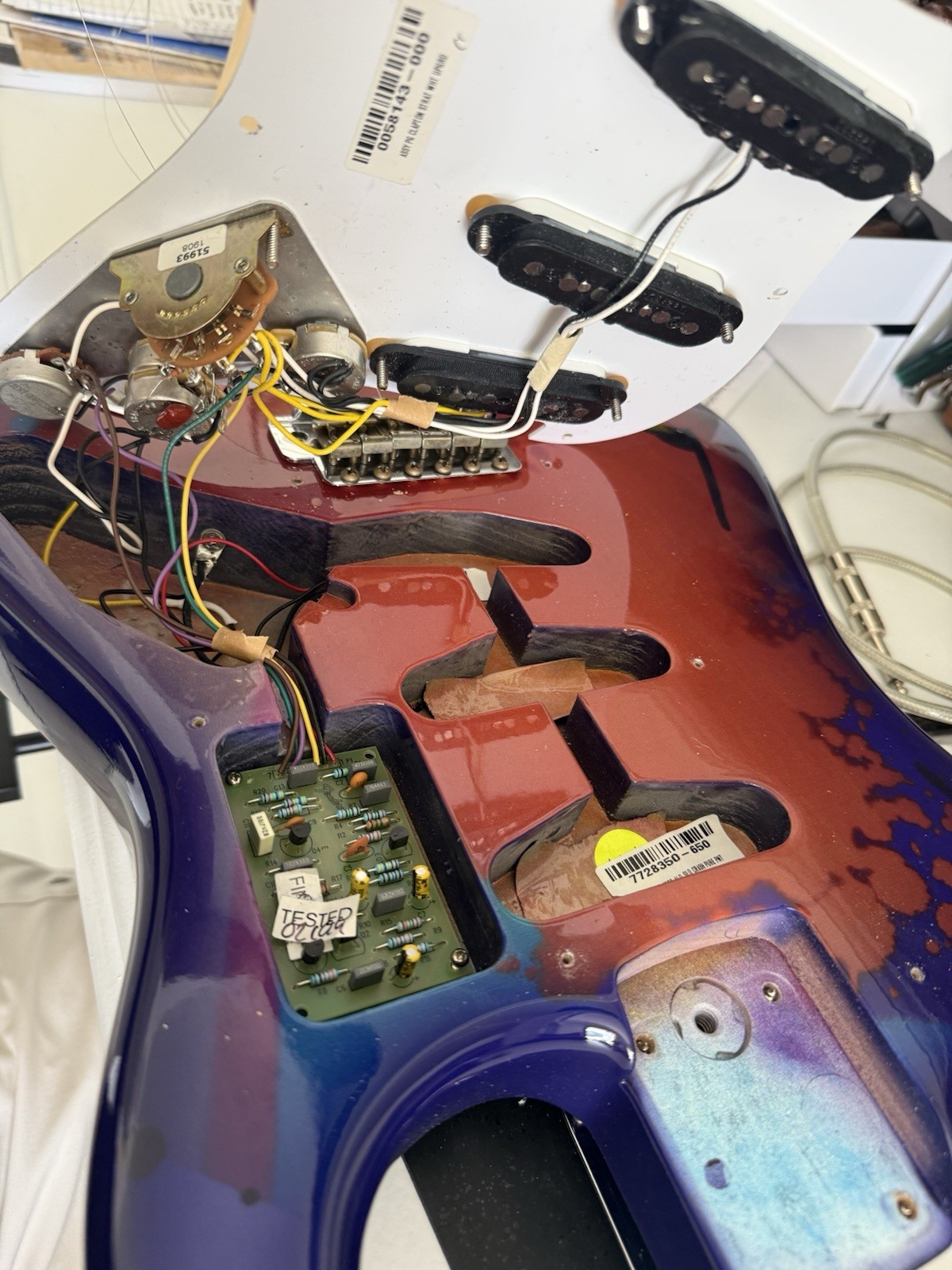 Fender USA Eric Clapton Crossroads Crash 4 Guitar