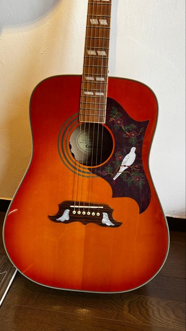 cute! With bonus! Comes with Dove pro pickup! Nut saddle replaced!