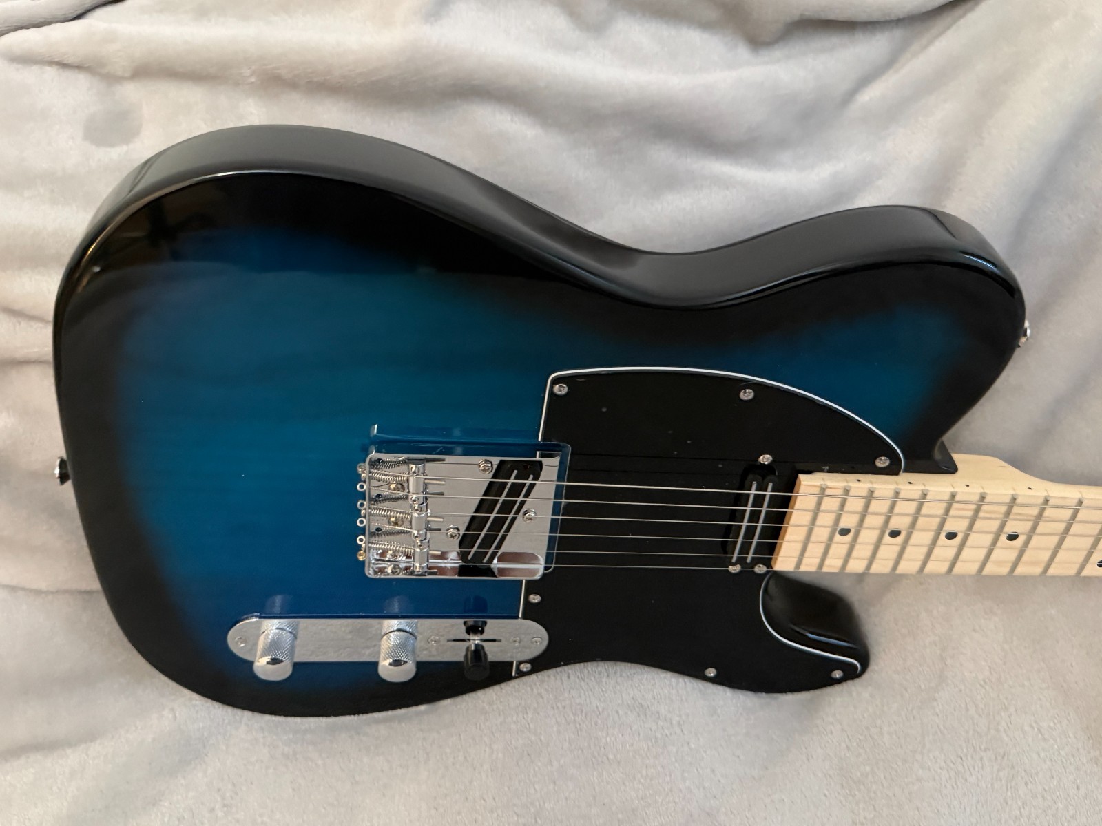 Telecaster Style Electric Guitar +STACKED Hot RailPICKUPS” Video Insane sound