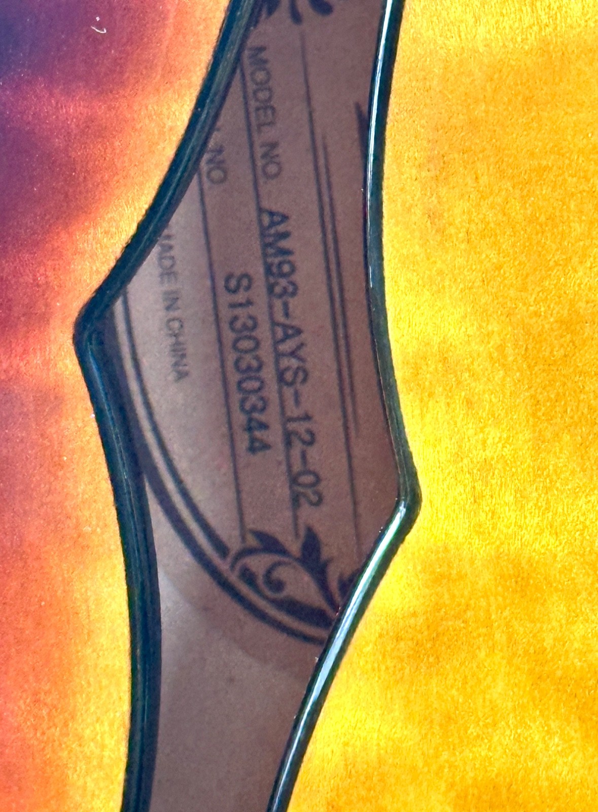Ibanez AM93 2013 – Antique Yellow Sunburst