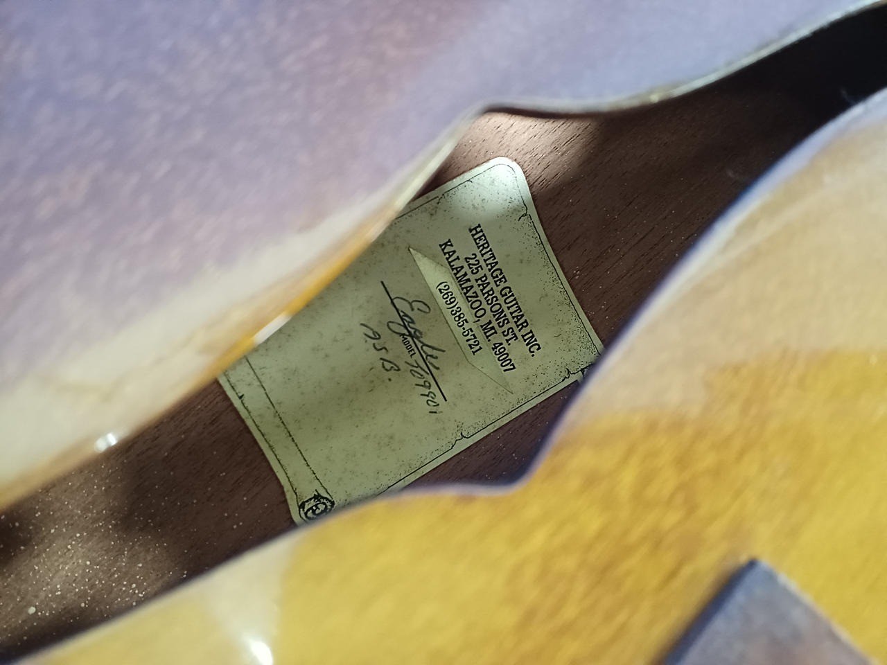 The Heritage Eagle Hollow Body 2003 Electric Guitar