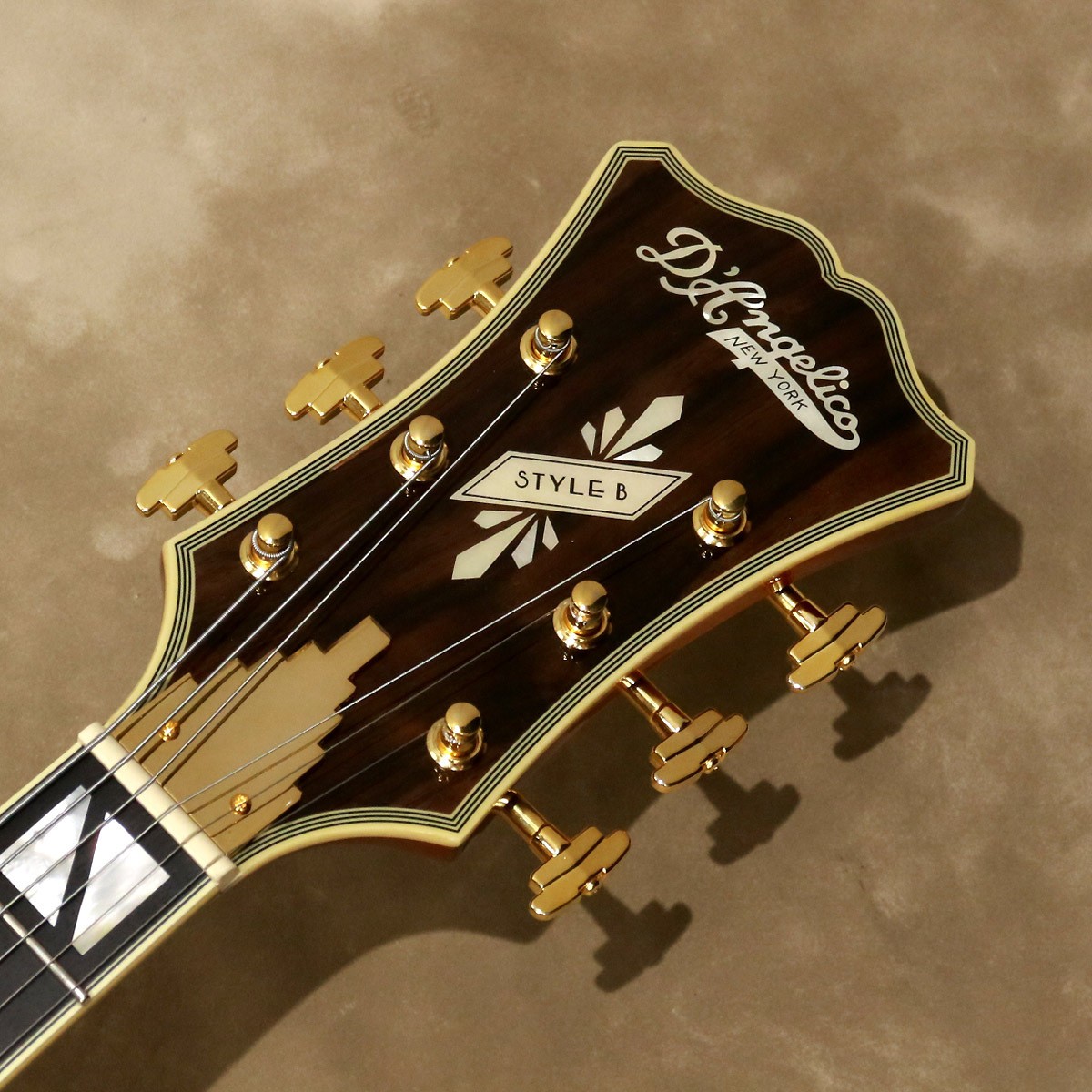 D’Angelico Excel Style B, Dark Iced Tea Burst New Electric Guitar