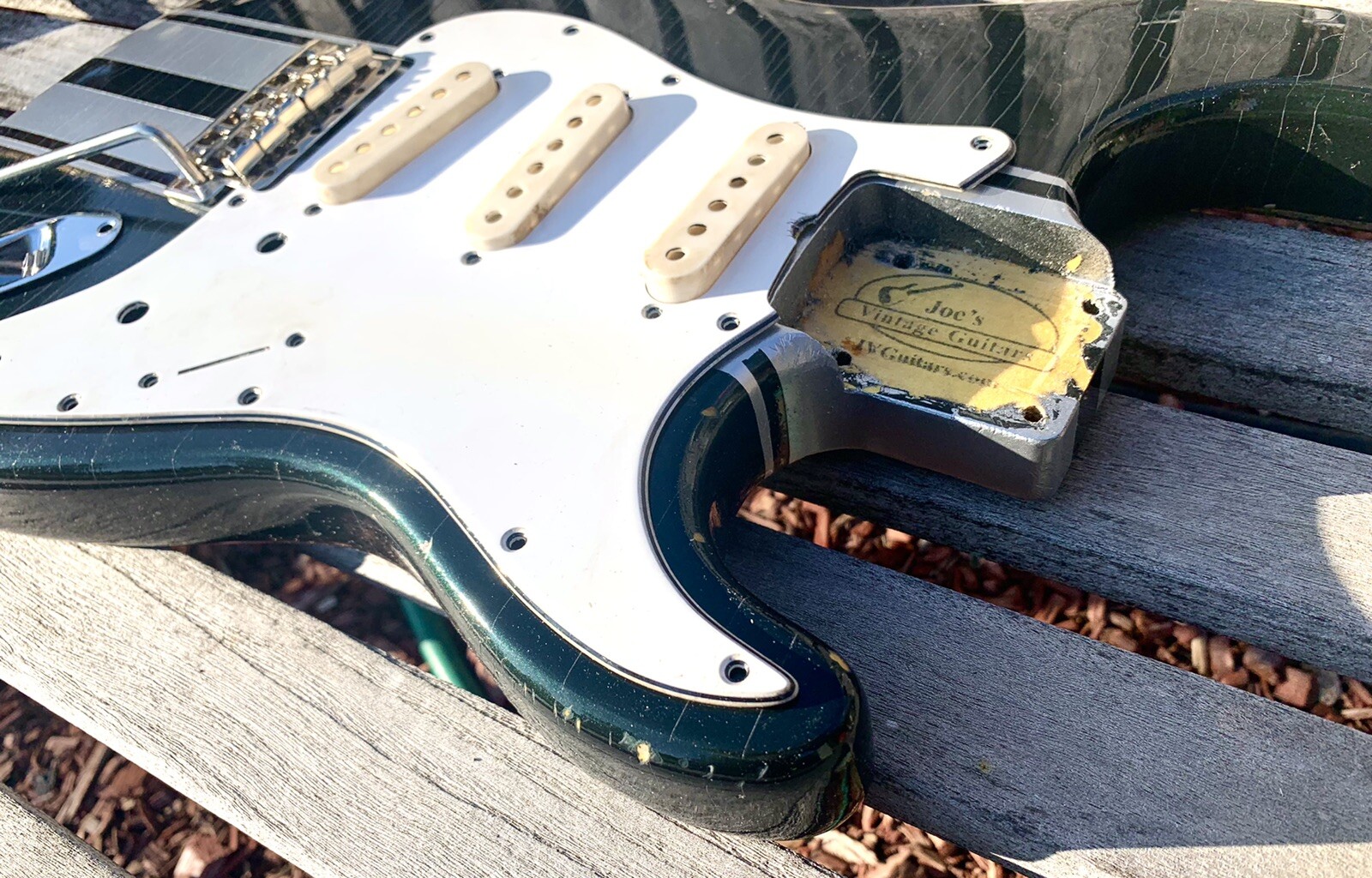 ST BODY RELIC 60s CANDY EM GREEN Customized Order RearRoute HH JVGuitars