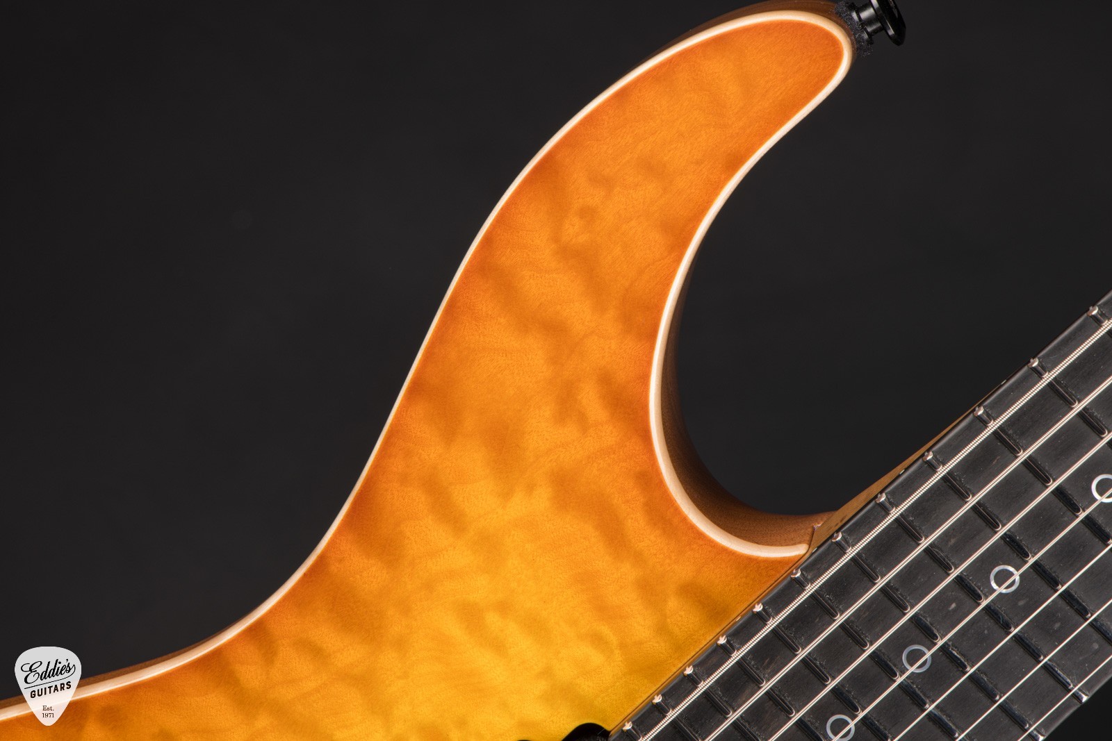 Suhr Modern 7 Quilt Roasted – Honey Amber Burst #83255