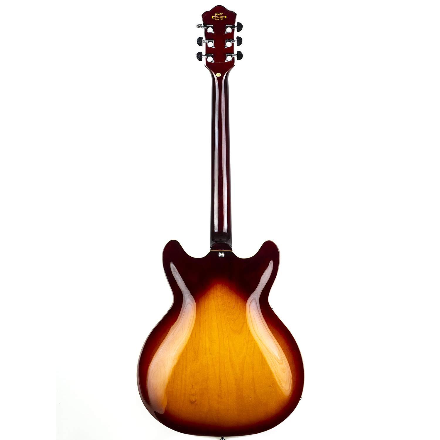Semi-Hollow Body 335 Style Left-Handed Electric Guitar