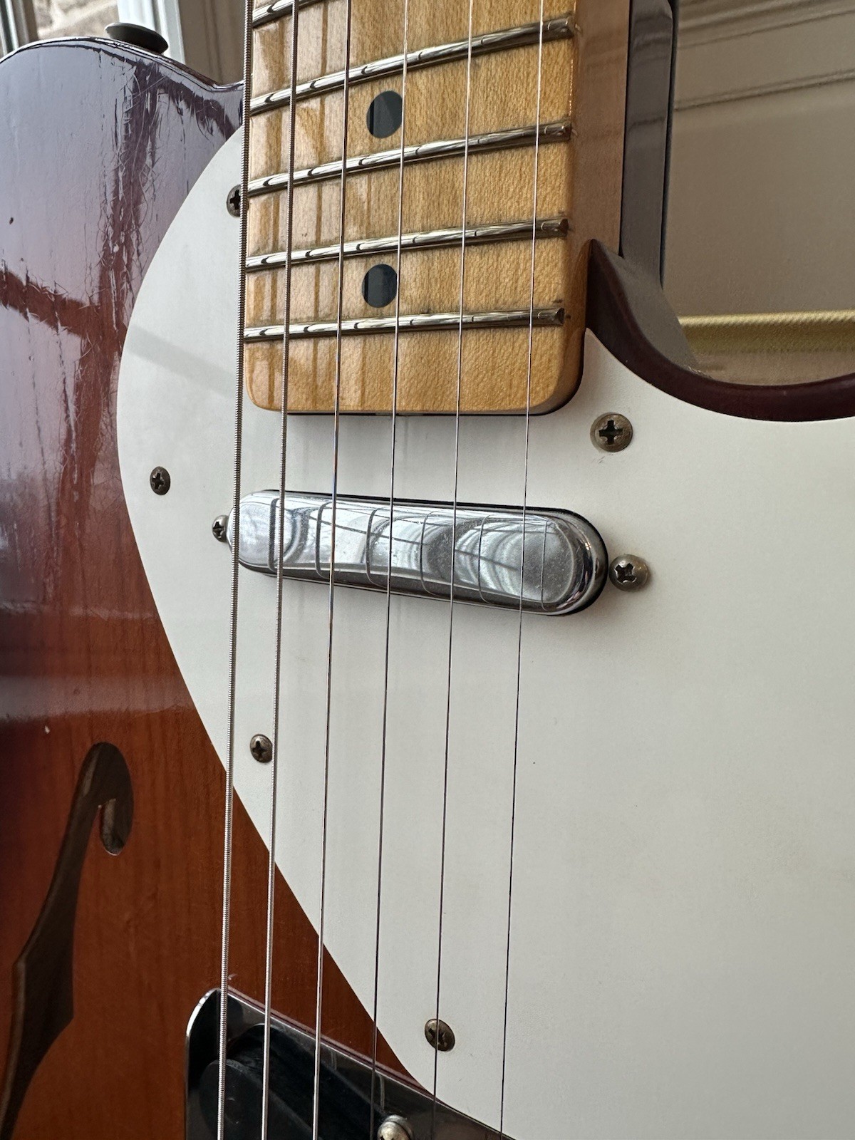 2025 Fender Custom Shop Telecaster Thinline W25 Journeyman Violin Burst