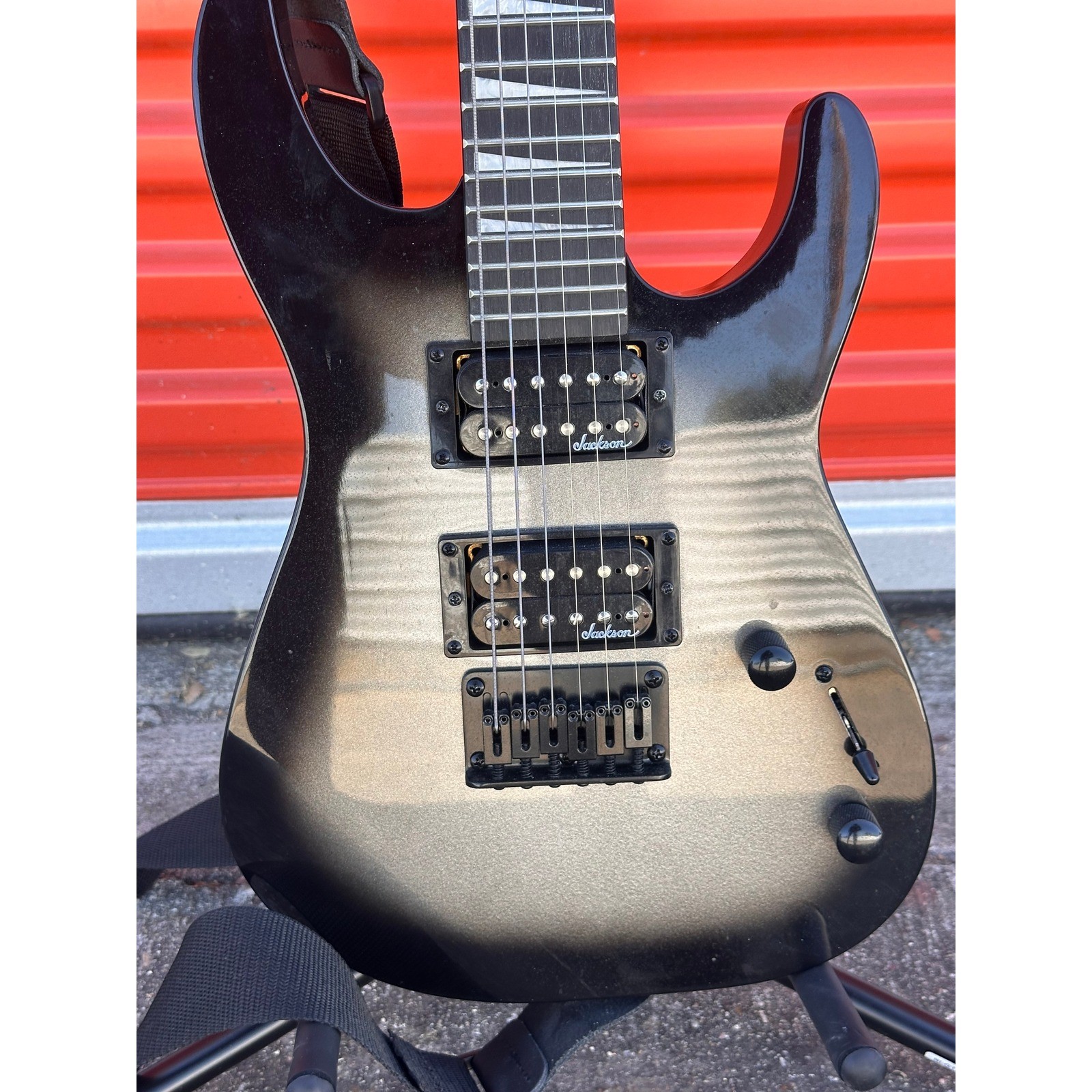 Jackson Dinky Arch Top CWJ Electric Guitar Silver Burst RH
