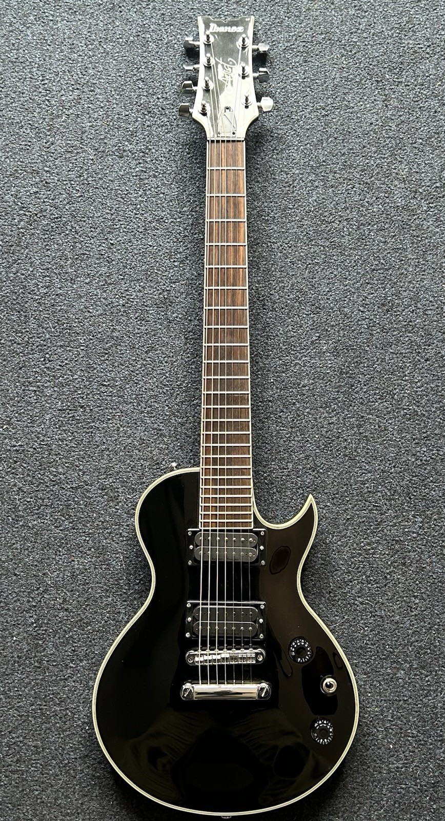 Ibanez AR307 Artist Series 7-String Elec Guitar Black w/ Duncan Nazgûl Pickups!