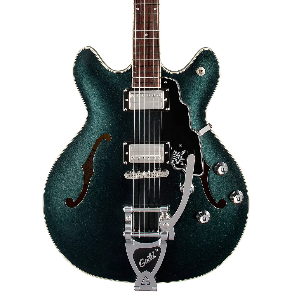 Guild Starfire I DC Hot Rod SemiHollow Electric Guitar Kingswood Green