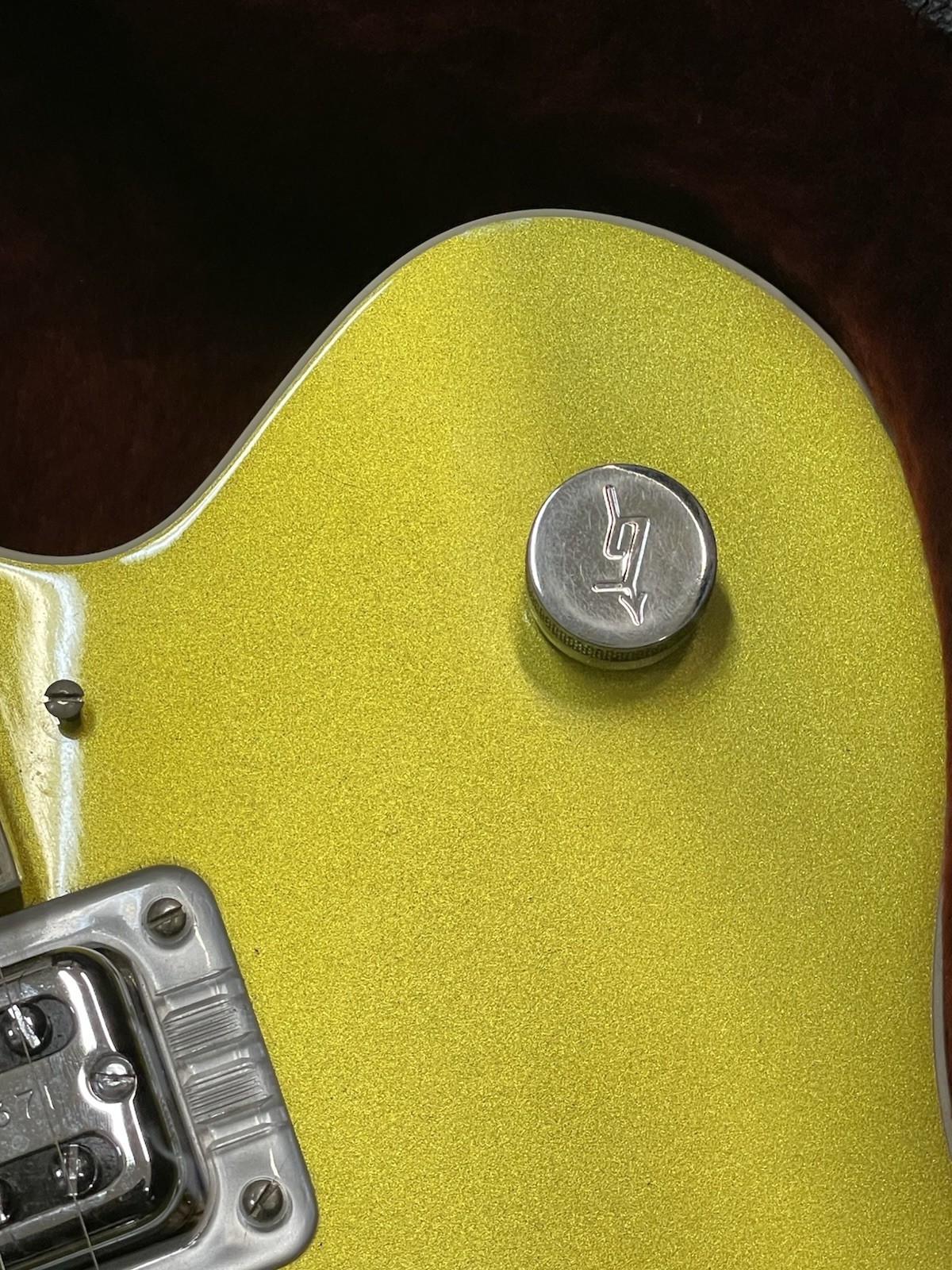 Gretsch G6120SHLTV Brian Setzer Hot Rod Model Lime Electric Guitar with Case