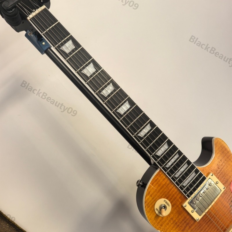 Aged Solid Body Electric Guitar Dirty Lemon Stainless Rounded Fret Bone Nut
