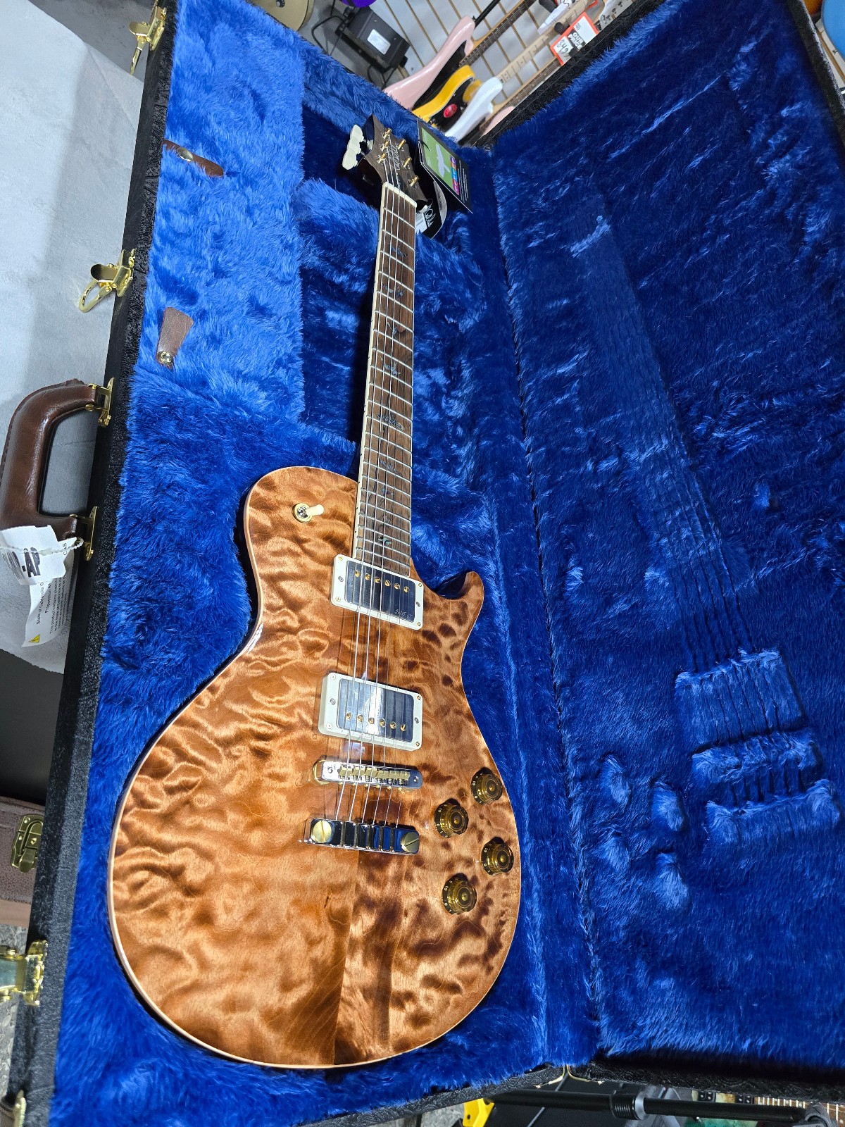 PRS Wood Library McCarty Singlecut 594 – Copperhead w/Paisley Case & PLEK*D #451