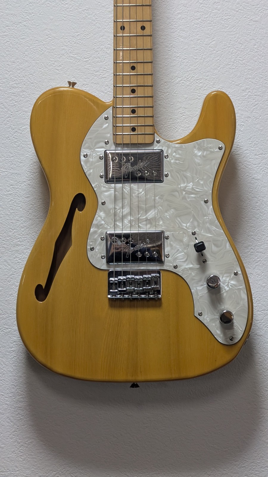 Fender Japan ’72 Telecaster Thinline TN72 Natural MIJ 1988 CuNiFe Wide Range HB