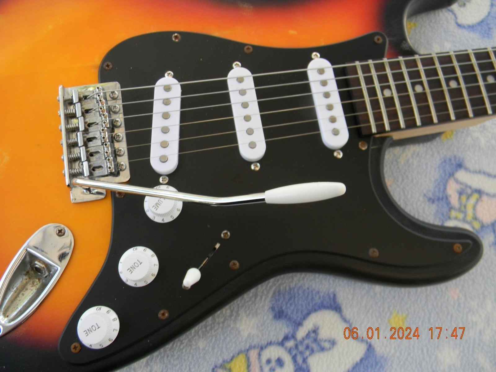 Indio”Custom Shack ” Reliced Strat, Alnico Pickups, Custom Wiring,Big Block Trem