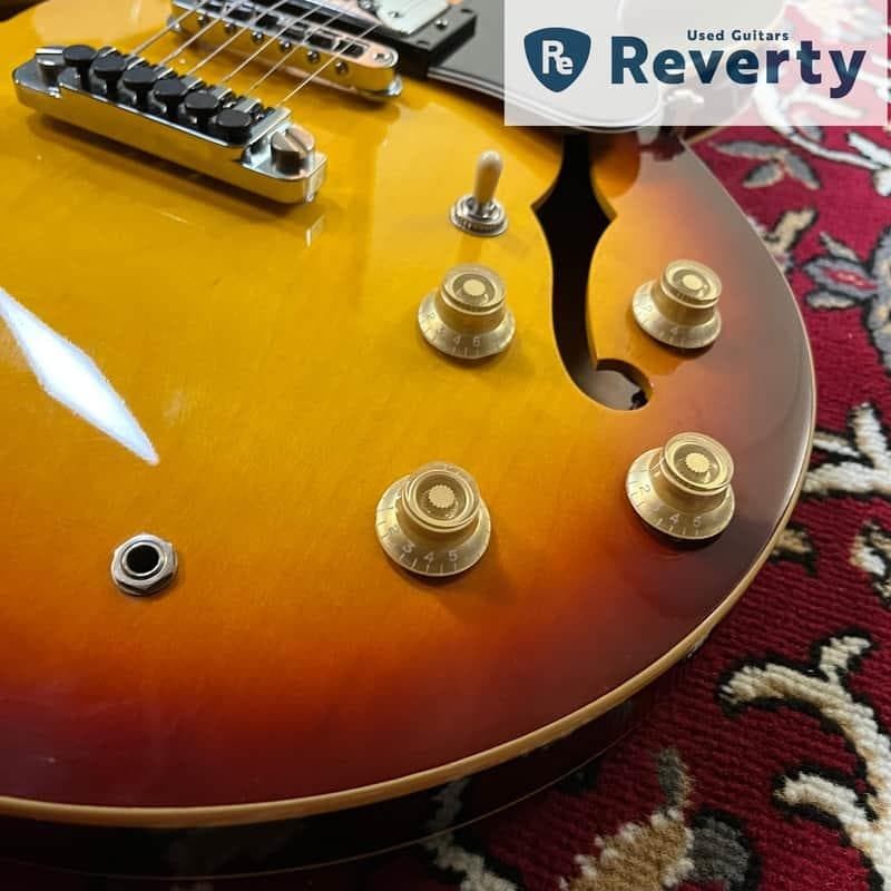 Burny RSA-120C ES-335 Type Electric Guitar Used Product Shipping From Japan
