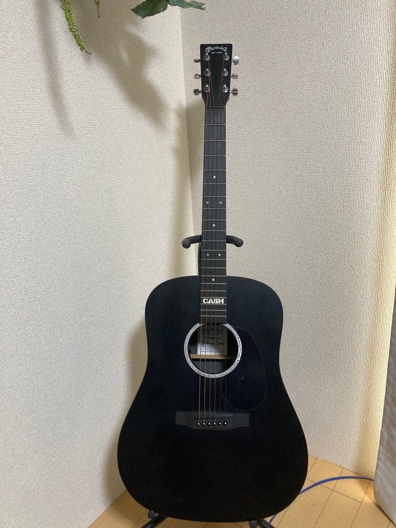 Martin & Co. CASH Acoustic Guitar Black