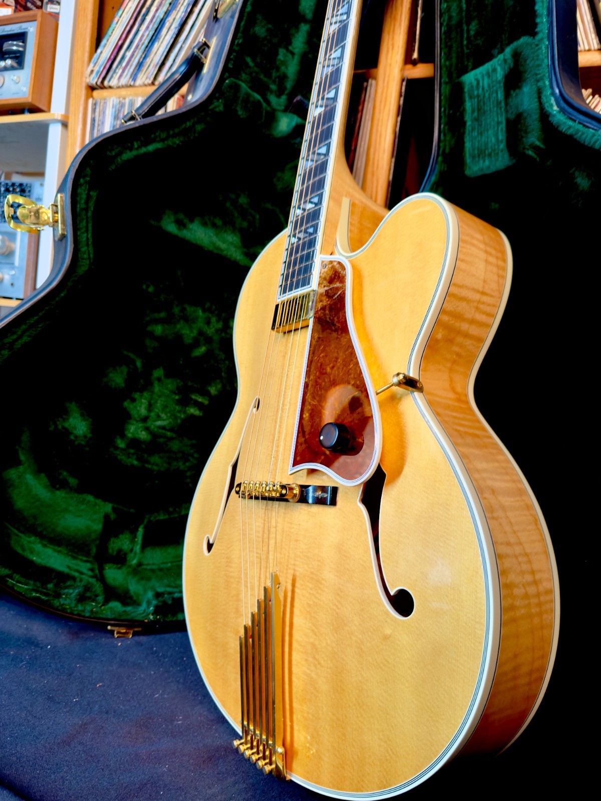 1997 Gibson Custom Shop LeGrand • Carved & Flamed Maple Back, Sides, & neck