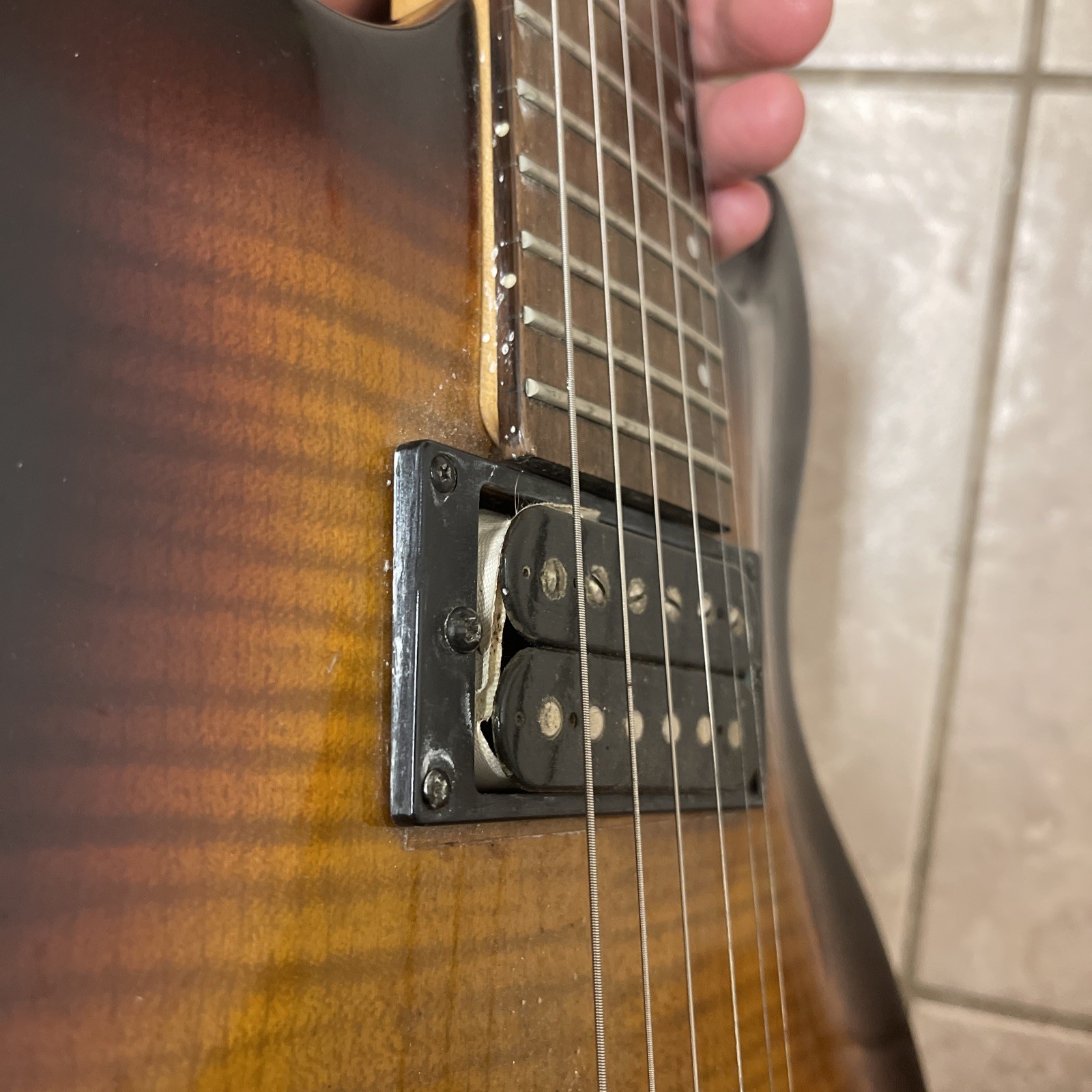 Vintage Vantage VS Electric Sunburst Guitar