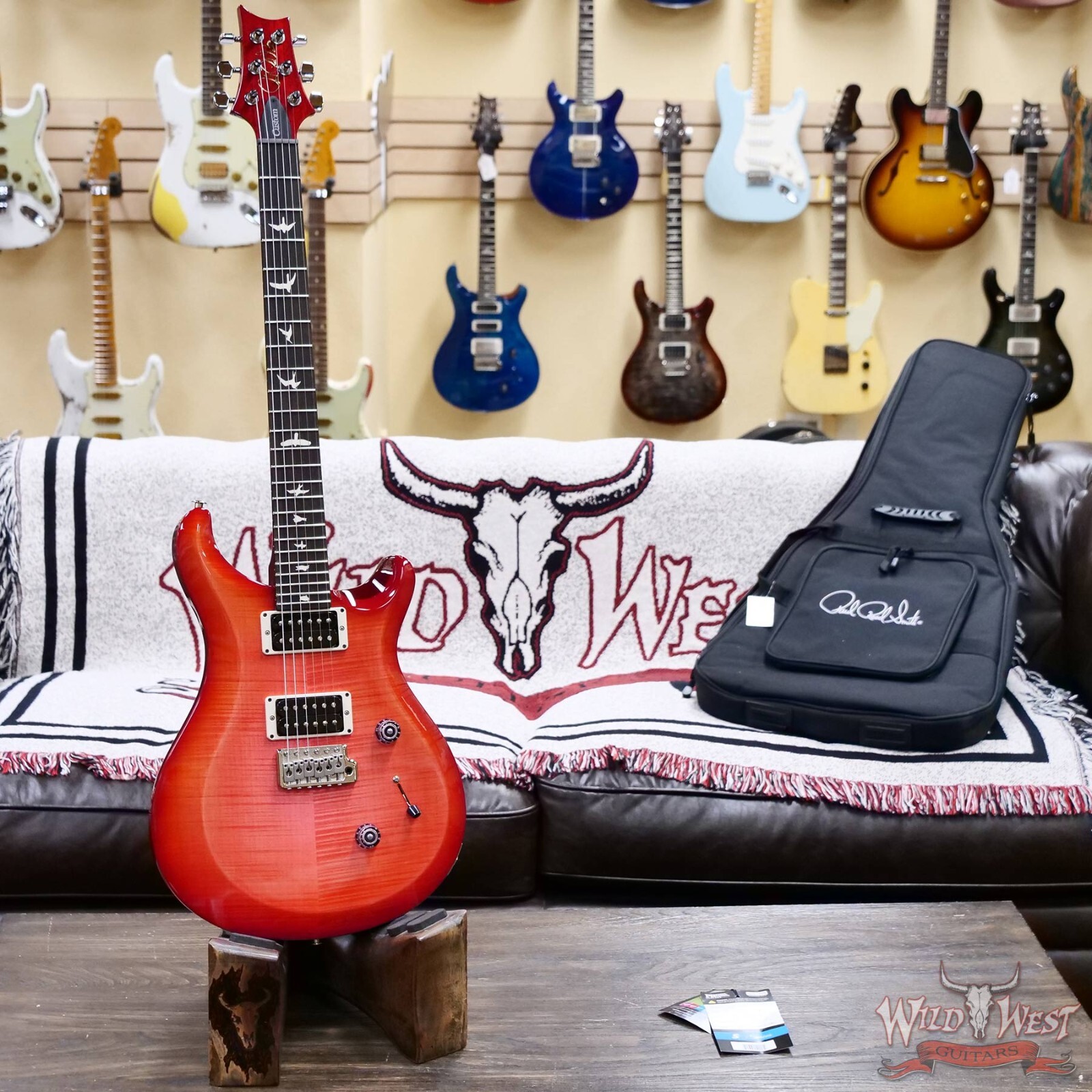 Paul Reed Smith PRS S2 Custom 24 Bonnie Pink Cherry Burst 7.45 Pounds