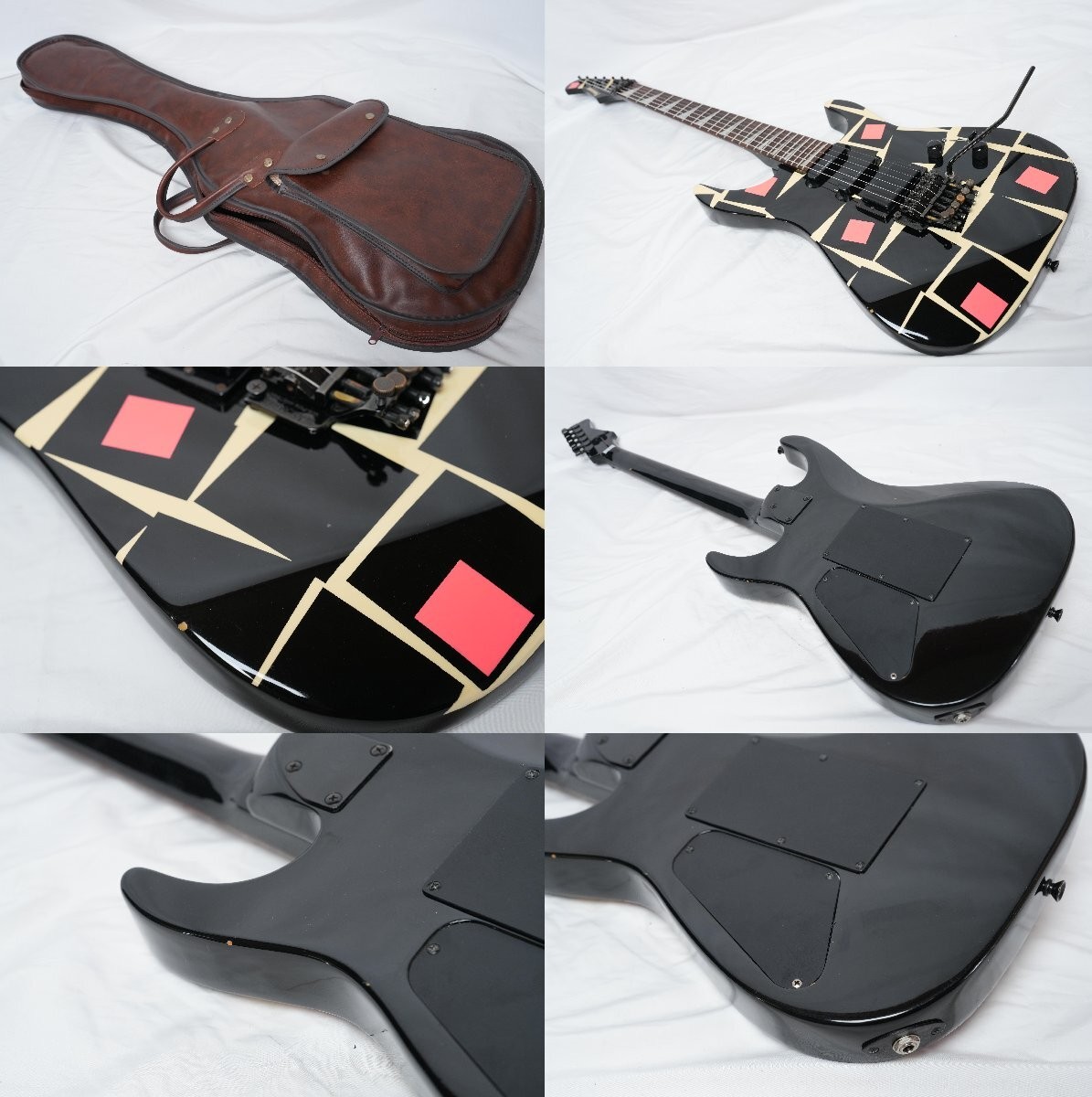 Electric Guitar Fernandes FR-120AV Whitesnake Vandenberg Signature 1988 Black
