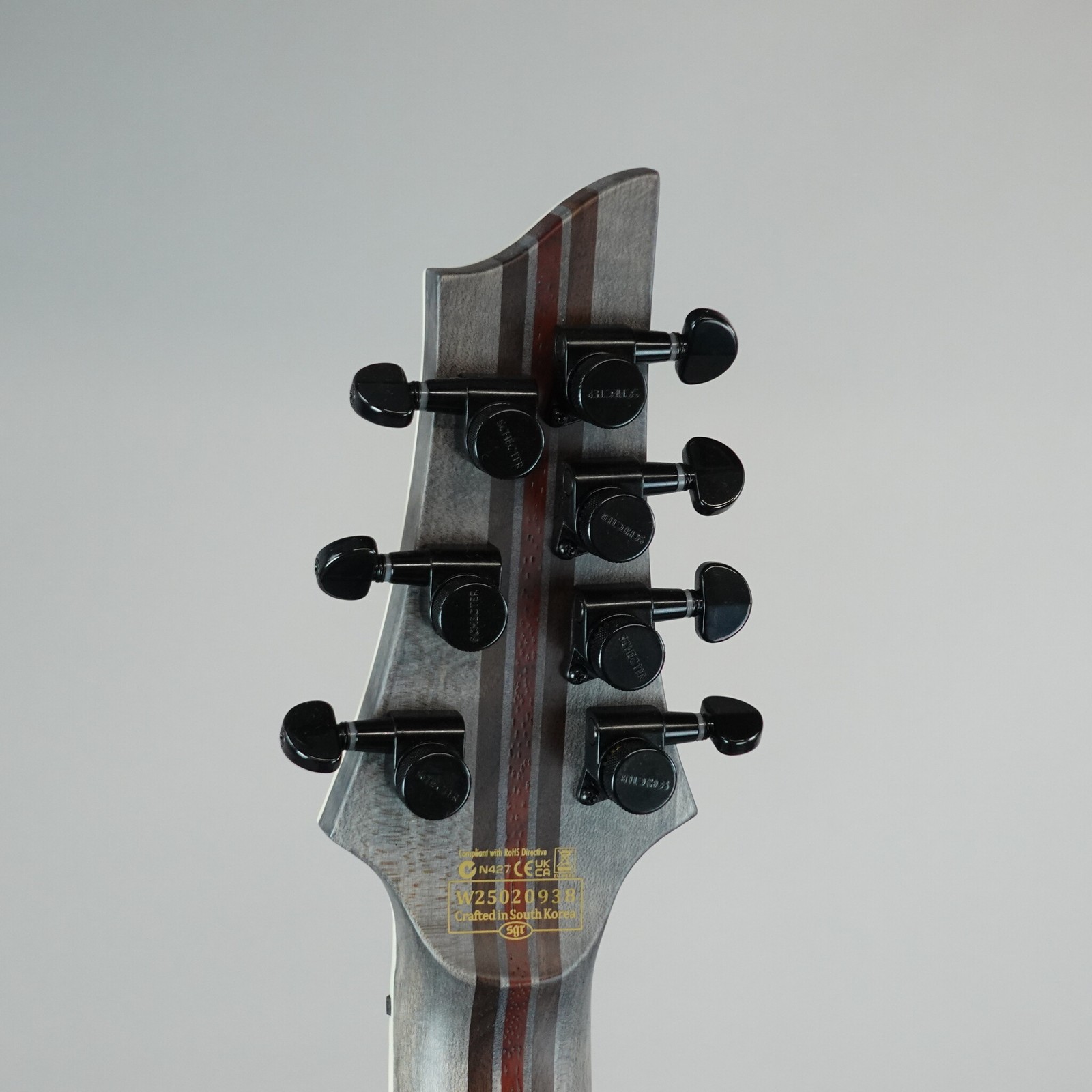 Schecter C-7 SLS Evil Twin Electric Guitar – Satin Black