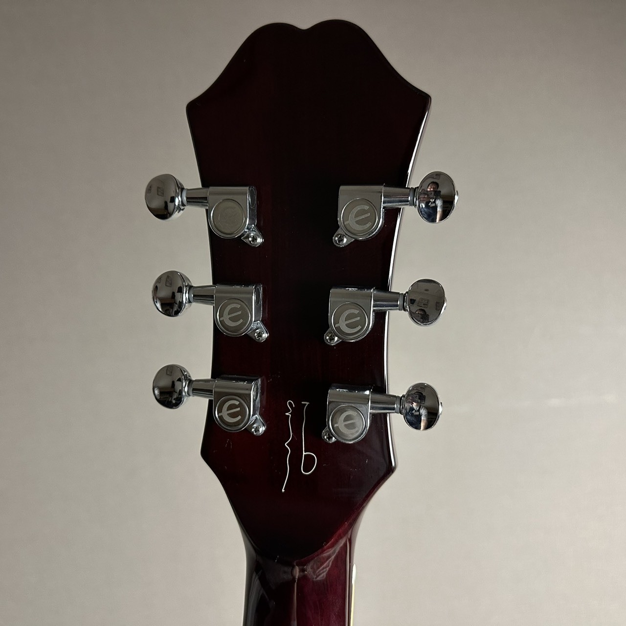 Epiphone Noel Gallagher Riviera Dark Wine Red [Actual image] w/hard case USED