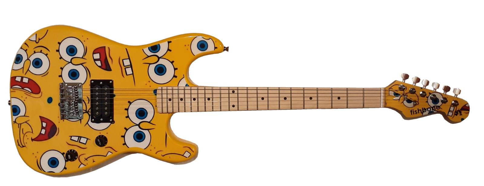 Guitar Kit- Electric Fishbone Guitar, Guitar & Headstock Skin,Wall Skin, Hanger