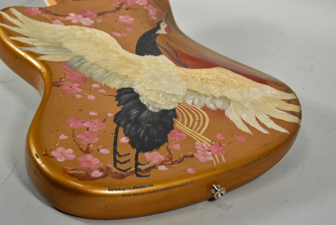New Guardian Hand Painted Guitars “Golden Orient” Fender Jazzmaster w/HSC