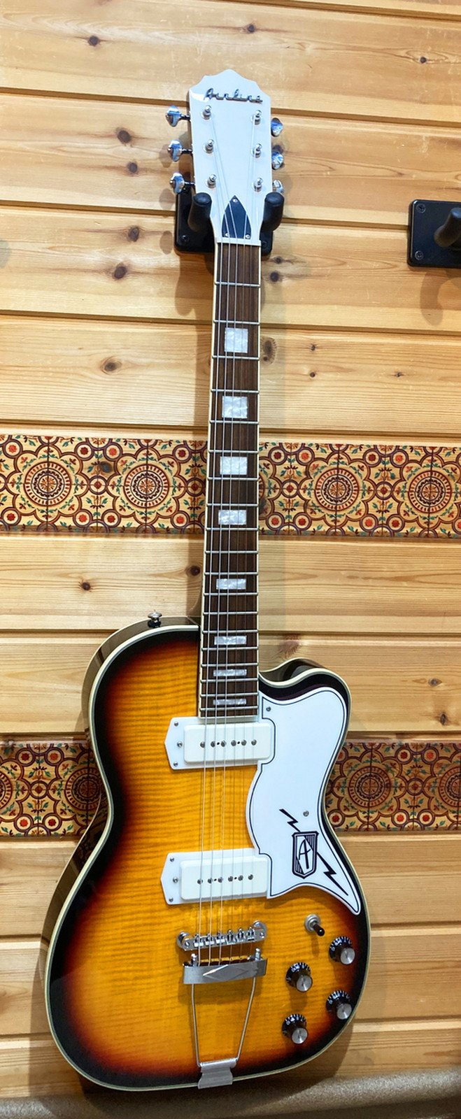 EASTWOOD GUITARS Airline TUXEDO Used Rosewood Fingerboard Sunburst w/Soft Case