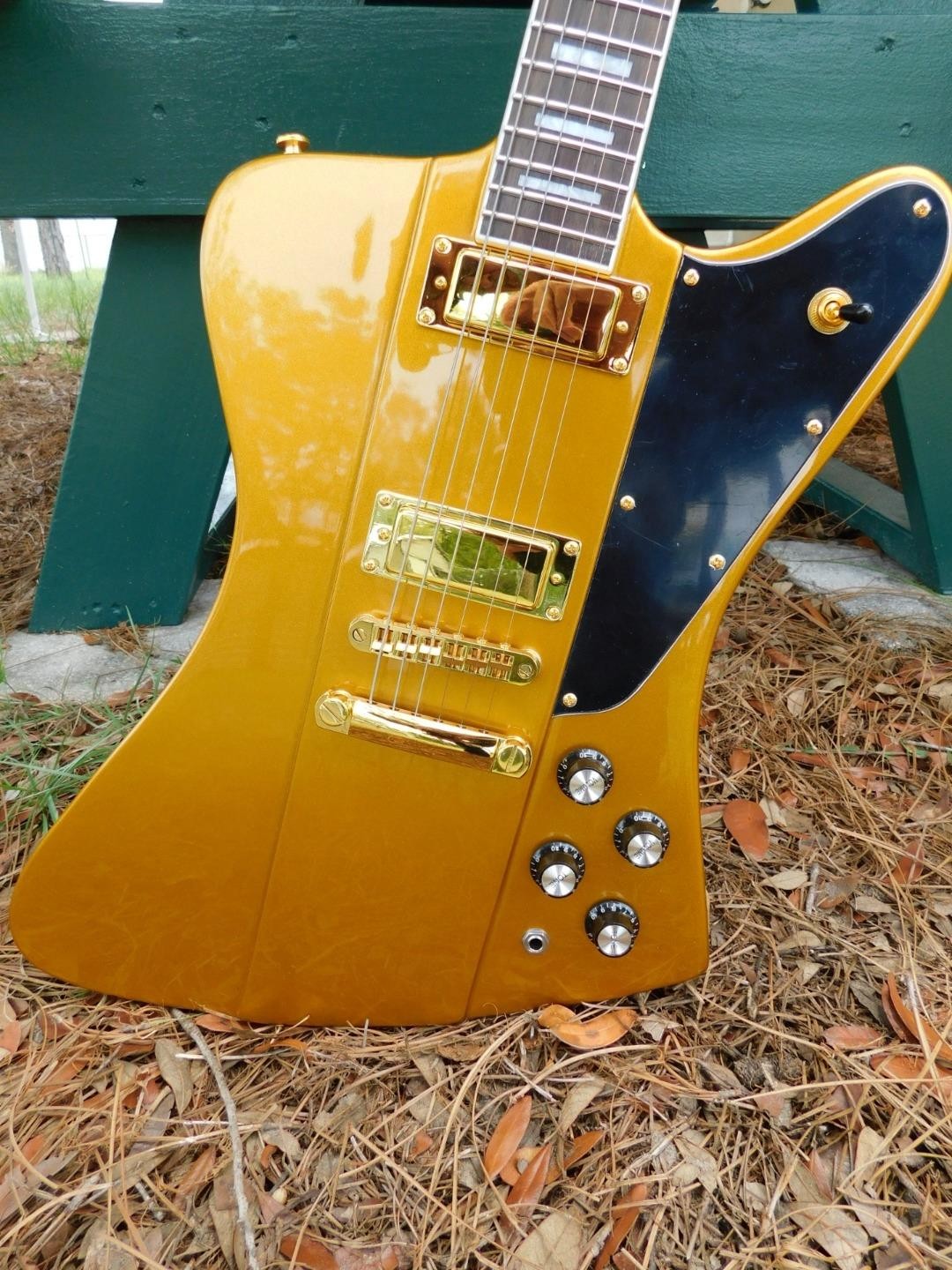 Firefly Firebird Set Neck Electric Guitar,Paper in Oil Capacitors, Very Cool